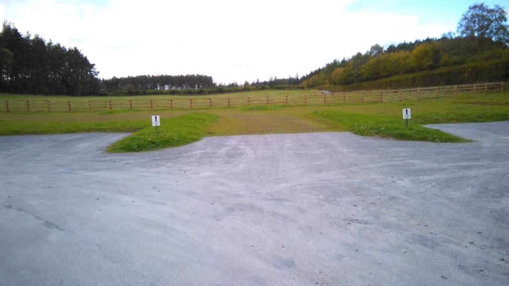 Close Up of Surface at Kinclaven Bluebell Woods Car Park