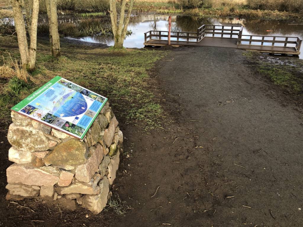 Path at Maidencraig Nature Reserve
